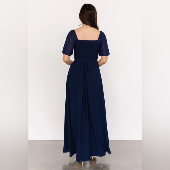 Sierra Sweetheart Maxi Dress | Navy - Picture 6 of 7
